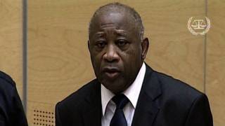 Gbagbo à la CPI quotJai été arrêté sous les bombes françaisesquot [upl. by Yevoc]