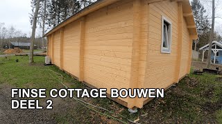 Finse Cottagetrekkershut Bouwen deel 2 [upl. by Annahsat]