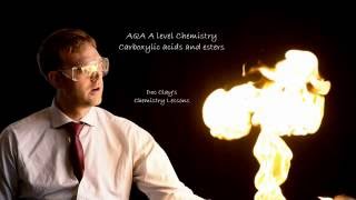 Alevel AQA Chemistry  Carboxylic acids and Esters [upl. by Scarrow]