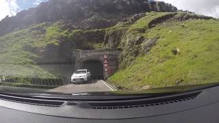 One Lane Tunnel In The Faroe Islands [upl. by Lindgren]