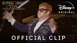 quotSaturday Nights Alrightquot  Elton John Live Farewell from Dodger Stadium  Disney [upl. by Biagio]