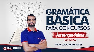 Gramática Básica para Concursos  Predicação verbal transitividade verbal  Lucas Lemos [upl. by Averir779]