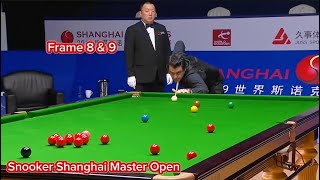 Snooker Shanghai Masters Ronnie OSullivan vs Shaun Murphy  frame 8 amp 9 [upl. by Saerdna351]