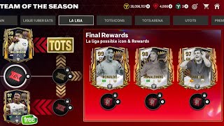 99 OVR PRIME ICON RONALDO  98 OVR RONALDINHO FREE TOTS LA LIGA FC MOBILE 24  UTOTS LEAK FC MOBILE [upl. by Keane166]