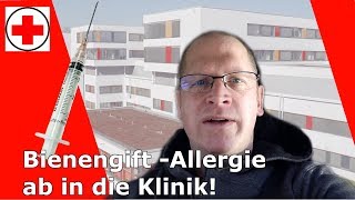 Imkerei Besuch in der Hautklinik Allergie Desensibilisierung Allergietest [upl. by Atena]