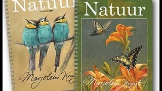 Bekijk de Marjolein Kruijt Natuur Agenda 2014  Nature Diary 2014 [upl. by Ehtiaf]