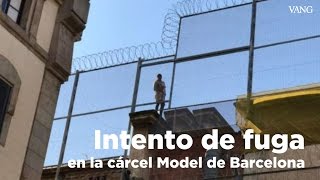 Intento de fuga en la cárcel Modelo de Barcelona [upl. by Ellenahs]