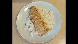 salmon con naranja y queso crema MUY FACIL Y RICO [upl. by Sophi420]