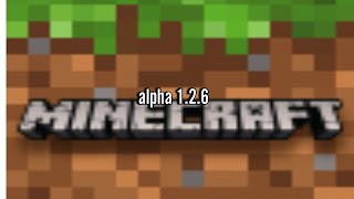 Minecraft alpha 126 [upl. by Alfonso713]