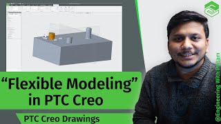 Flexible Modeling in PTC Creo  Transform NonParametric Model with Ease [upl. by Ardnoek]