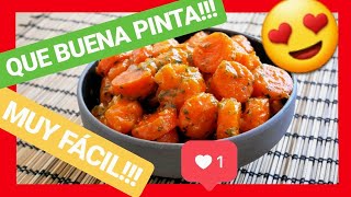 ZANAHORIAS GLASEADAS 😋 solo 5 ingredientes🥕 DELICIOSO ACOMPAÑAMIENTO ❤️ [upl. by Llerraf]