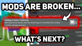 MINECRAFT BEDROCK MODDING IS BROKEN What can we do now [upl. by Casar658]