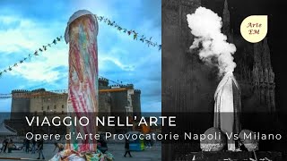 Opere Provocatorie Pesce a Napoli nel 2024 Tinguely a Milano nel 1970 [upl. by Timmie]