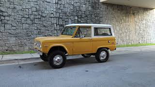 1971 Ford Bronco Chrome Yellow for sale [upl. by Inohs899]