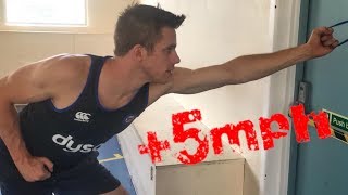 How to BOWL 5mph FASTER in Cricket Simple Training Exercise [upl. by Frayne]