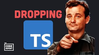 Big projects are ditching TypeScript… why [upl. by Thirion]