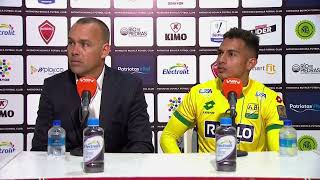 RUEDA DE PRENSA PATRIOTAS VS ATLÉTICO BUCARAMANGA  FECHA 10  LIGA BETPLAY 2024  3 [upl. by Kotta]