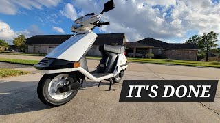 2003 Honda Elite 80 will it run after sitting 15 years CH80 restoration Part 6 [upl. by Etnovad776]