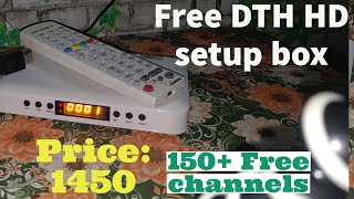 Free DTh mpeg4 setup box  Solid setup box 6363  Hd setup box [upl. by Ulphi]