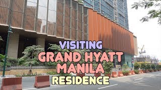 Visiting Grand Hyatt Manila Residence for the first time 參觀位於BGC高級公寓Grand Hyatt [upl. by Artsa]