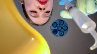 ASMR Hospital Ear Cleaning with You Lying Down  Fizzy Ear Drops  Extra Paper Drape Crinkles [upl. by Enitselec]