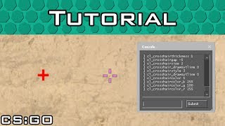 CSGO Crosshair Configuration Tutorial [upl. by Munford]