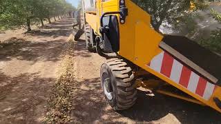 California Almond Harvest  The TeniasHarvesterUSA way [upl. by Notsla]