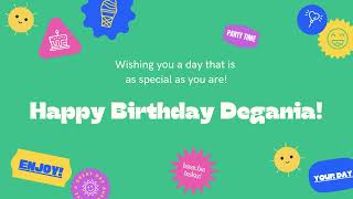 Happy Birthday Degania [upl. by Tamarah]