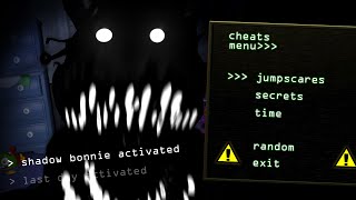 SECRET Jumpscare cheat menu in FNAF4 [upl. by Aokek878]