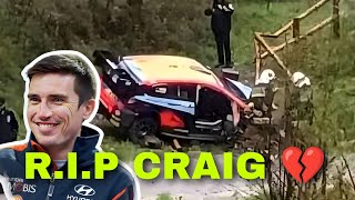 CRAIG BREEN CRASH RALLY CROATIA  RIP CRAIG💔 [upl. by Nevek]