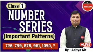 Number Series  CLASS 1  For All Competitive Exam  By Aditya Patel Sir  Number Series Question [upl. by Festa]