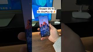 Oxygen OS 15 on the OnePlus 12 shorts oneplus12 [upl. by Iruahs240]