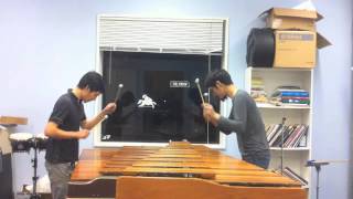 吉田兄弟 Yoshida Brothers  quot百花繚乱 Bloomingquot Marimba Duet Cover 演奏してみた [upl. by Vite94]