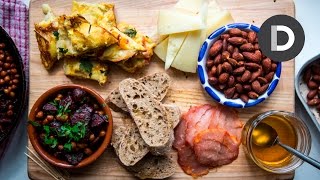 Spanish Tapas Platter Recipe [upl. by Shawnee402]