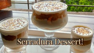 Serradura Dessert  easy dessert recipes  Portuguese dessert shorts [upl. by Serrell]