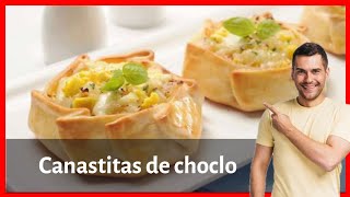 ✅Canastitas de CHOCLO🌽 y QUESO🧀 recetas faciles [upl. by Eanej]