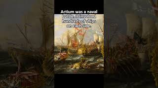 Battle of Actium a monumental day in Rome history romanempire [upl. by Meeka]