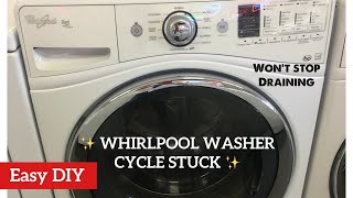 ✨ Whirlpool Frontloader With E03 F08 ERROR Code  EASY FIX✨ [upl. by Aduh]