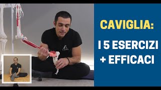 PROBLEMI alla CAVIGLIA i 5 ESERCIZI più EFFICACI [upl. by Enneles]