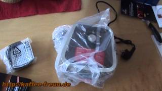 Unboxing Video Tchibo Cafissimo DUO [upl. by Lyred]