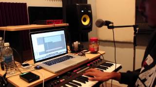 Jeffrey Rashad Making A Beat In The Studio [upl. by Gar184]