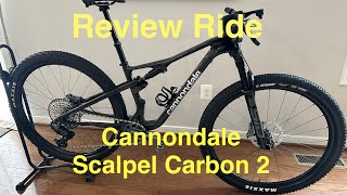 Cannondale Scalpel Carbon 2 2024 Review Ride Footage Rosaryville State Park MD October 2024 [upl. by Gunner]