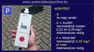 GRATIS RIJBEWIJS ONLINE 28 Rijbewijs B  ALCOHOLCONTROLE  SPEEKSELTEST [upl. by Bennett]