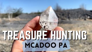 McAdoo Pa  What to Expect When Visiting  GUIDE  Treasure Hunting In An OLD MINE [upl. by Elaen317]