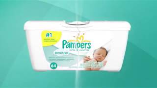 Pampers Natural Aloe Touch wipes commercial 2002 [upl. by Sydel203]