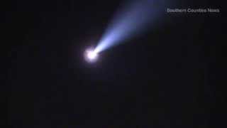 POLICE HELICOPTER PILOTS BLINDED BY A LASER [upl. by Kevin]