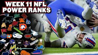 Very Honest NFL Power Rankings Week 11 [upl. by Pacian]