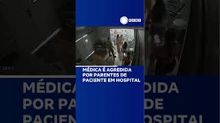 Médica é agredida por parente de paciente em hospital de Rondônia 📲 RecordNews Shorts [upl. by Hiltner]