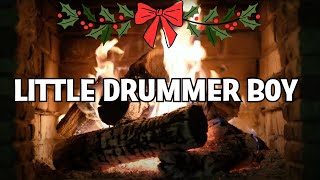 Boney M  Little Drummer Boy Fireplace Video  Christmas Songs [upl. by Vonni]