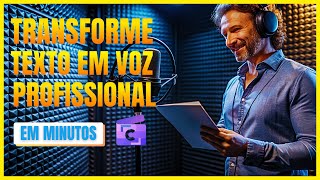 MELHOR FERRAMENTA PARA TRANSFORMAR TEXTO EM VOZ PROFISSIONAL GRATUÍTO clipchamp [upl. by Adis]